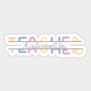 Kindergarten Teacher Sticker